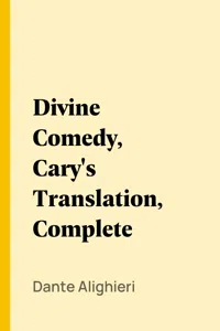 Divine Comedy, Cary's Translation, Complete_cover