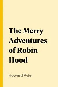 The Merry Adventures of Robin Hood_cover