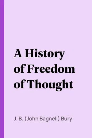 A History of Freedom of Thought