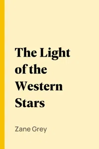 The Light of the Western Stars_cover