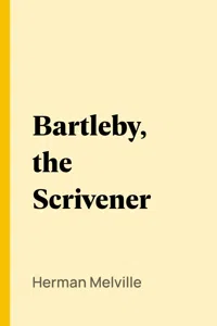 Bartleby, the Scrivener_cover