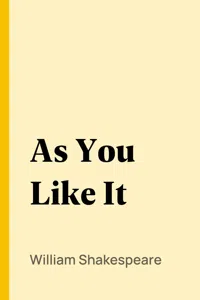 As You Like It_cover