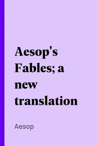 Aesop's Fables; a new translation_cover