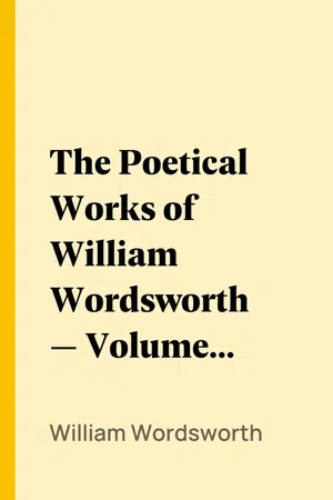 The Poetical Works of William Wordsworth — Volume 3 (of 8)