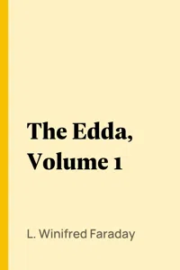 The Edda, Volume 1_cover