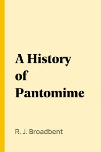 A History of Pantomime_cover