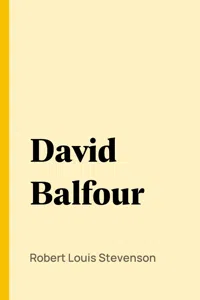 David Balfour_cover