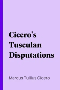 Cicero's Tusculan Disputations_cover