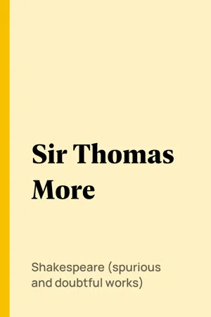 Sir Thomas More