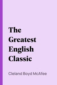 The Greatest English Classic_cover