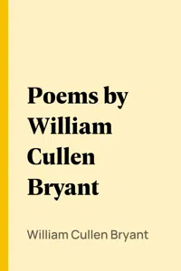 Poems by William Cullen Bryant_cover