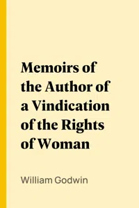 Memoirs of the Author of a Vindication of the Rights of Woman_cover