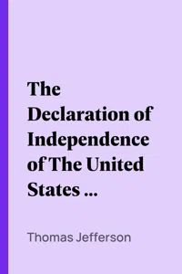 The Declaration of Independence of The United States of America_cover