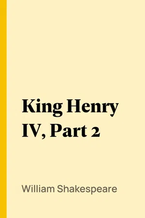 King Henry IV, Part 2