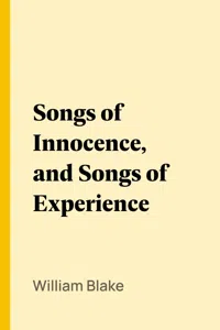 Songs of Innocence, and Songs of Experience_cover