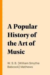 A Popular History of the Art of Music_cover