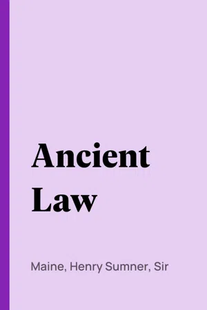 Ancient Law