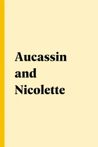 Aucassin and Nicolette_cover