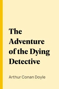 The Adventure of the Dying Detective_cover