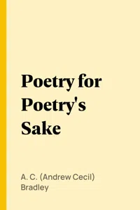 Poetry for Poetry's Sake_cover