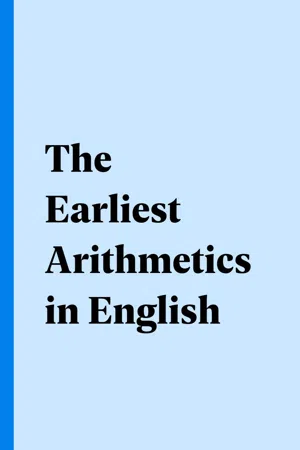 The Earliest Arithmetics in English