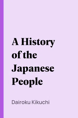 A History of the Japanese People