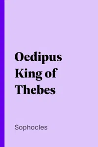 Oedipus King of Thebes_cover