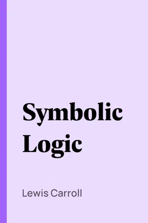 Symbolic Logic