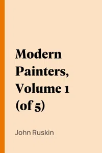 Modern Painters, Volume 1_cover