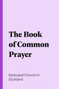 The Book of Common Prayer_cover