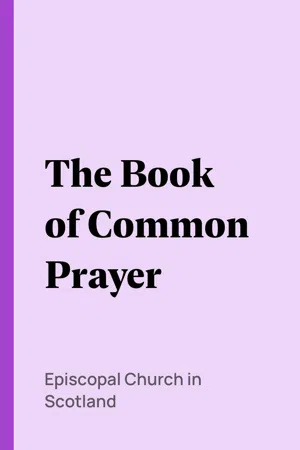 The Book of Common Prayer