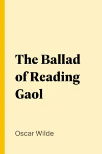 The Ballad of Reading Gaol_cover