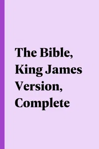 The Bible, King James Version, Complete_cover