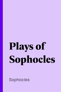 Plays of Sophocles_cover