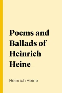 Poems and Ballads of Heinrich Heine_cover