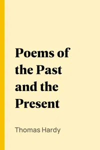 Poems of the Past and the Present_cover