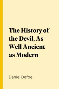 The History of the Devil, As Well Ancient as Modern_cover