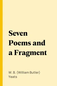 Seven Poems and a Fragment_cover