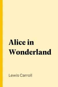 Alice in Wonderland_cover