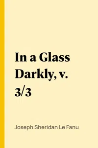 In a Glass Darkly, v. 3/3_cover