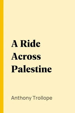 A Ride Across Palestine