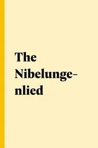 The Nibelungenlied_cover