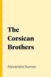 The Corsican Brothers_cover