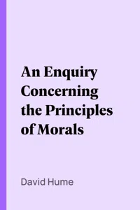 An Enquiry Concerning the Principles of Morals_cover