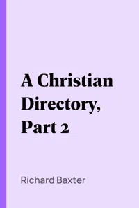 A Christian Directory, Part 2_cover