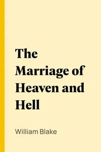 The Marriage of Heaven and Hell_cover