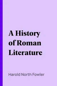 A History of Roman Literature_cover