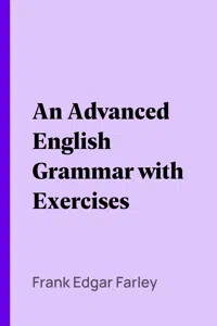 An Advanced English Grammar with Exercises_cover