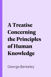 A Treatise Concerning the Principles of Human Knowledge_cover