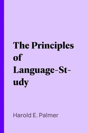 The Principles of Language-Study